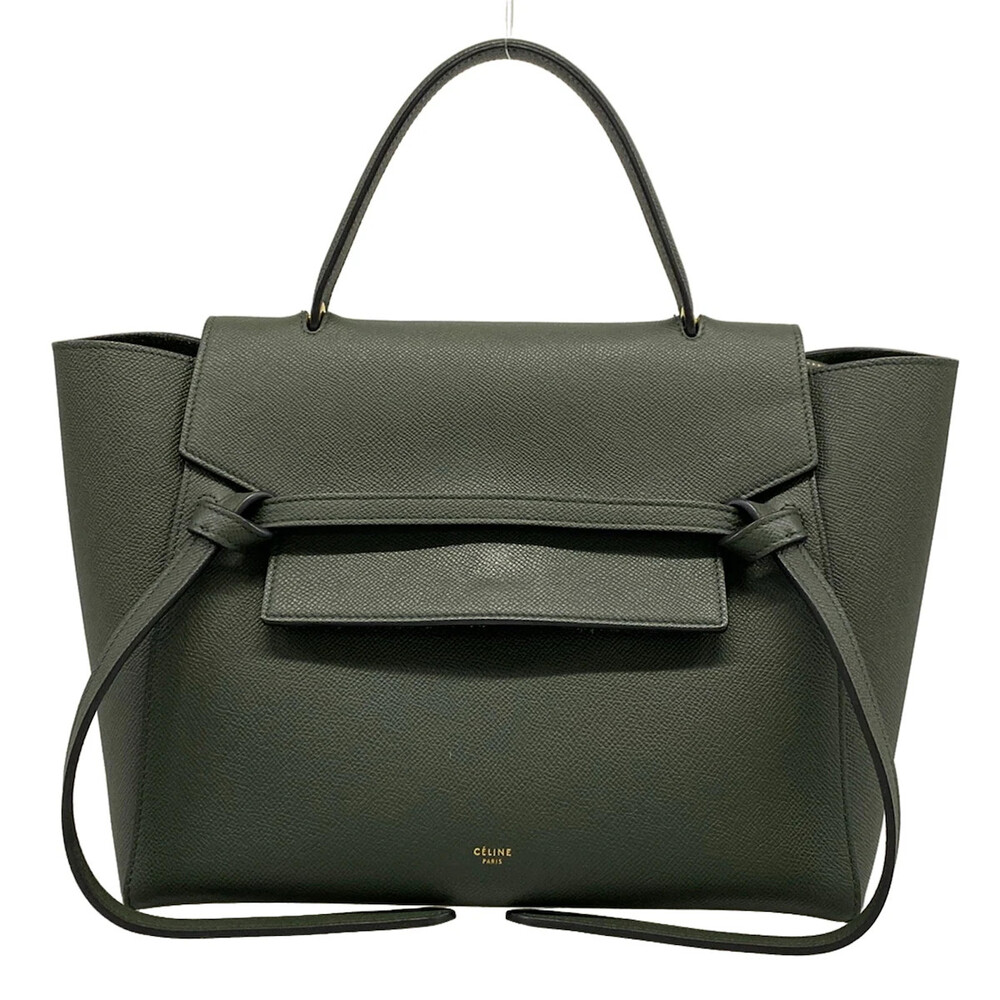 Celine Belt Bag Mini Khaki Grained #335780C14B